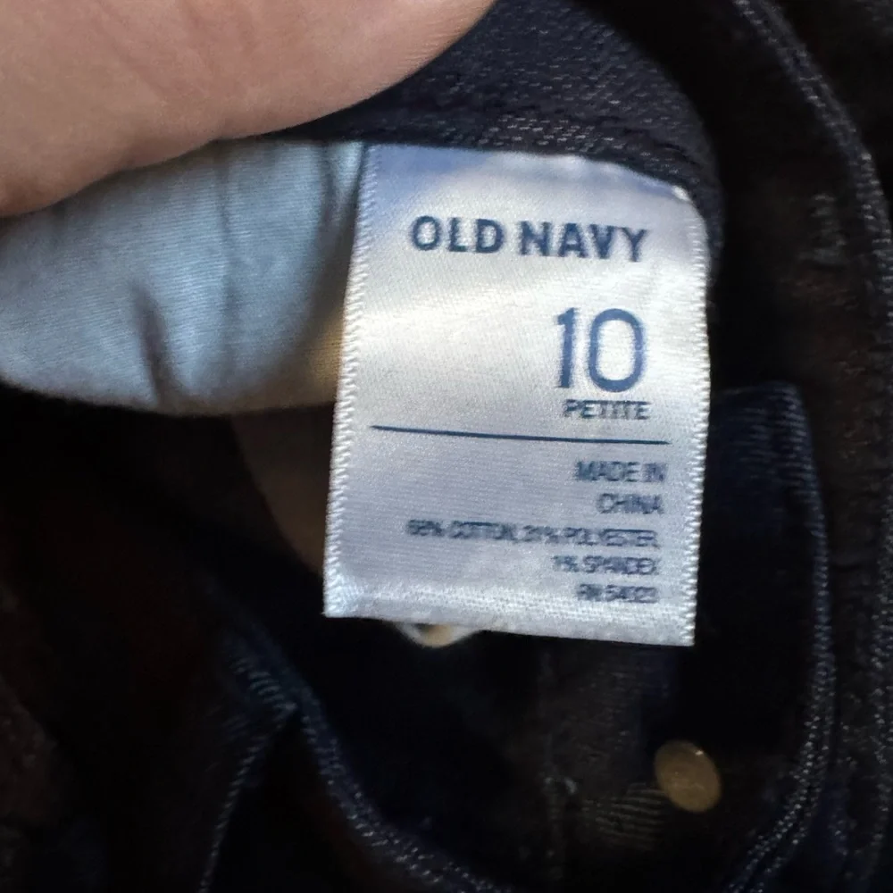 Old Navy RockStar Dark Wash Bootcut Jeans Petite Size 10 - Picture 4 of 5